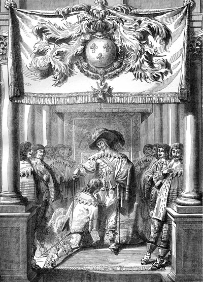 Luigi XIII di Francia conferisce l