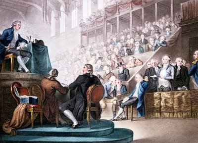 Luigi XVI al Bar della Convenzione Nazionale, 26 dicembre 1792 da Unbekannt