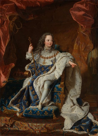 Luigi XV da bambino, ca. 1716-24 da Unbekannt