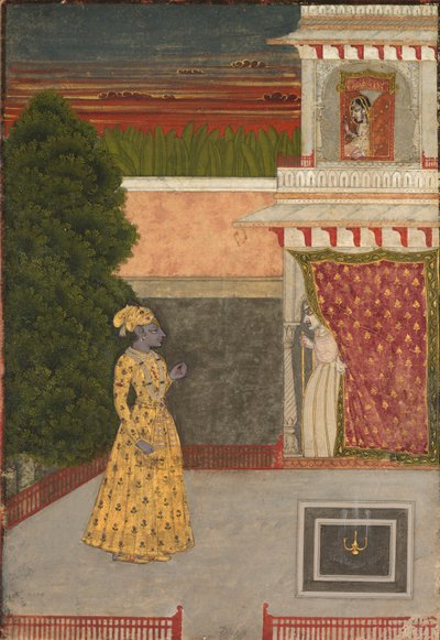 Amanti e una vecchia megera, c. 1780 - 1790 da Unbekannt