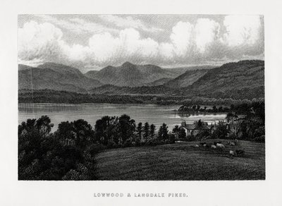 Lowwood e Langdale Pikes, Distretto dei Laghi, Cumbria, 1896 da Unbekannt