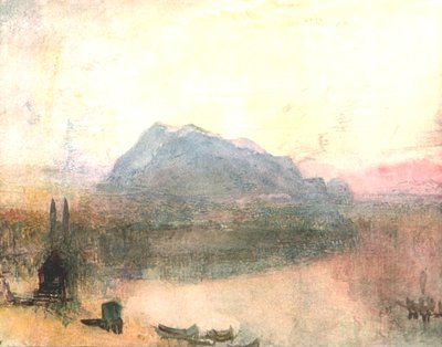 Lucerna e il Righi: Alba, c1840s, c1900 da Unbekannt