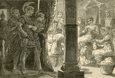Lucrezia tra le sue ancelle, 1890 da Unbekannt