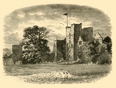 Castello di Ludlow dalla Porta d