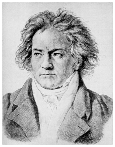 Ludwig van Beethoven, compositore tedesco, c1818-1822 1956 da Unbekannt