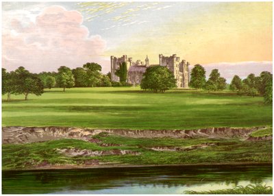 Castello di Lumley, County Durham, residenza del conte di Scarbrough, c1880 da Unbekannt