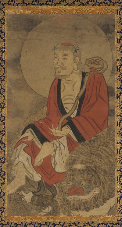 Luohan e leone da Unbekannt
