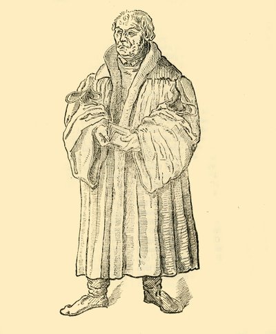 Lutero predica, c1500-1520 da Unbekannt