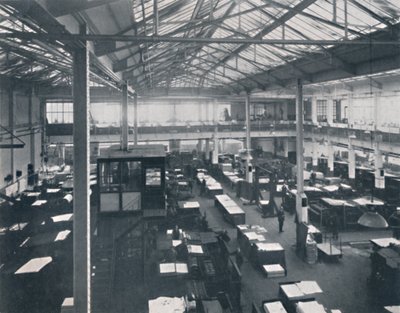 Sala delle macchine, 1916 da Unbekannt
