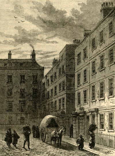 Casa di Macklin, Tavistock Row, 1881 da Unbekannt