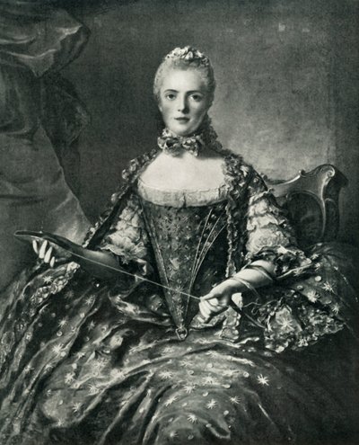 Madame Adélaïde che fa il merletto, 1756, 1903 da Unbekannt