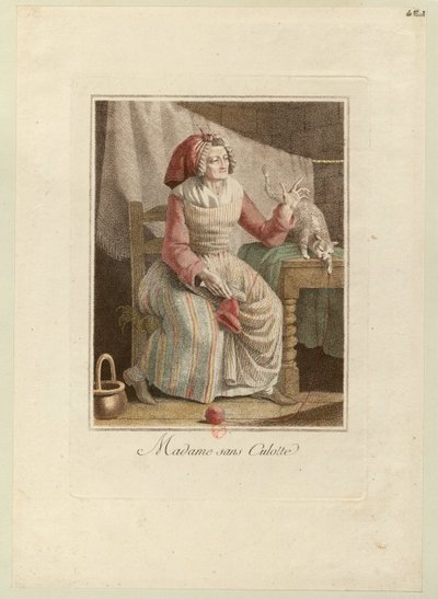 Madame Sans-Culotte, ca 1794 da Unbekannt