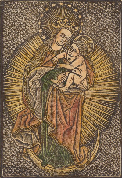 Madonna e Bambino in gloria da Unbekannt