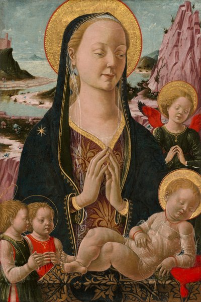 Madonna e Bambino con angeli da Unbekannt