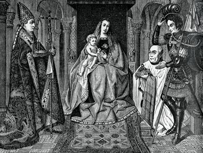 Madonna col Bambino e Canonico Joris van der Paele, 1436 da Unbekannt