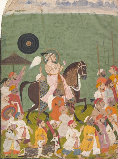 Maharana Jagat Singh II in processione, ca. 1745 da Unbekannt