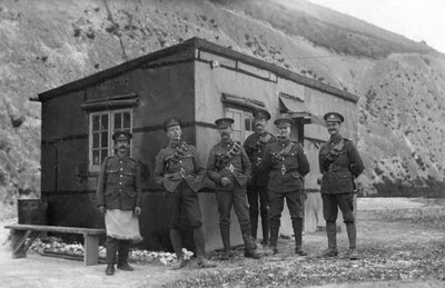 Guardia principale, deposito navale reale, Fleet House e Archcliffe Fort, Dover, c1916 da Unbekannt