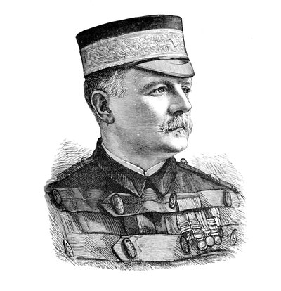 Maggior Generale Sir Herbert Macpherson, Comandante del Contingente Indiano da Unbekannt