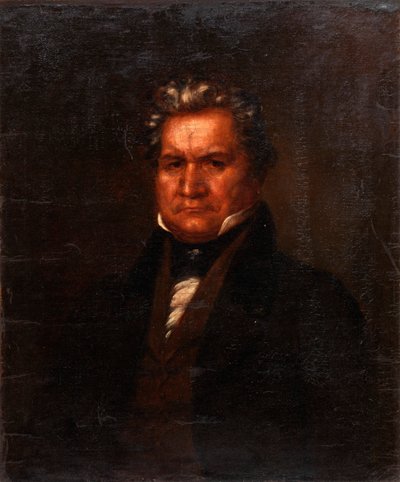 Major Ridge, Ritratto di un indiano Cherokee da Unbekannt