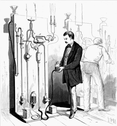 Produzione di Lampadine Edison da Unbekannt