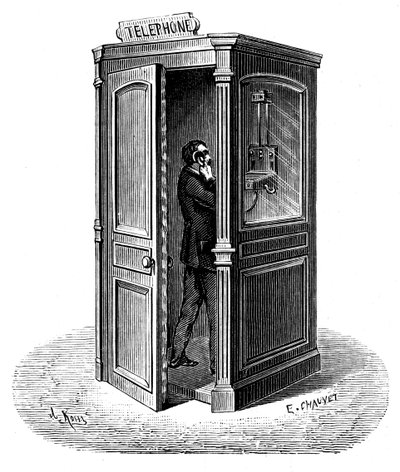 Fare una chiamata da una cabina telefonica, 1888 da Unbekannt
