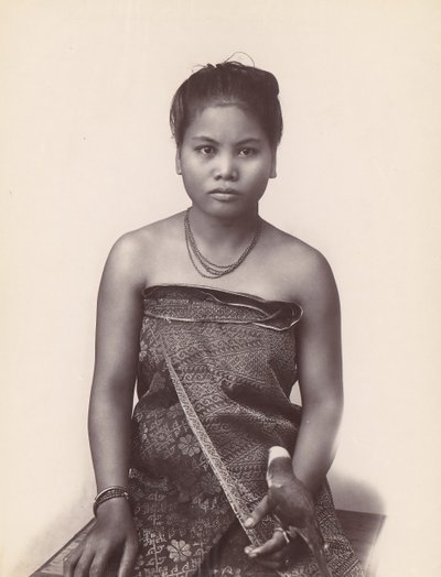 Donna malese a Giava, 1860-70 da Unbekannt