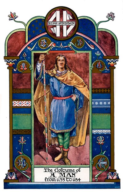 Costume maschile, 1135-1154 da Unbekannt