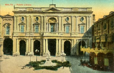 Malta - Biblioteca pubblica, c1918-c1939 da Unbekannt