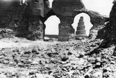 Torre Malwiya, Mesopotamia, 1918 da Unbekannt