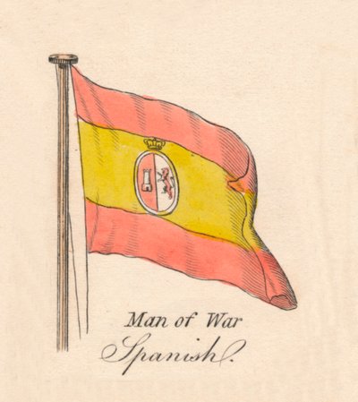 Nave da Guerra - Spagnola, 1838 da Unbekannt