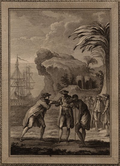Uomo vende una donna schiava, 1775 da Unbekannt