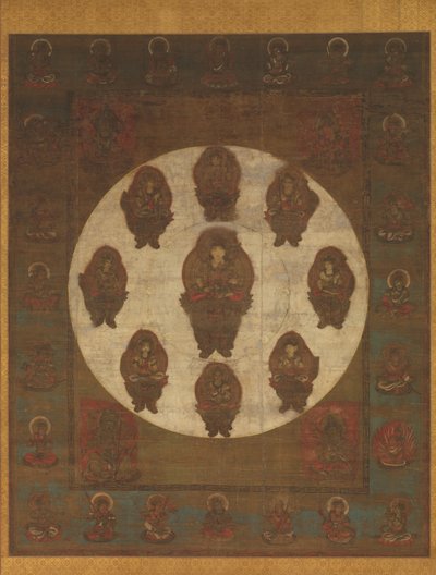 Mandala di Monju Bosatsu da Unbekannt