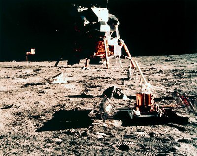 Volo spaziale con equipaggio, USA, Apollo 11 esperimenti lunari di Apollo 11 da Unbekannt