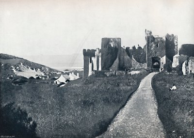 Manorbier - Il castello, 1895 da Unbekannt