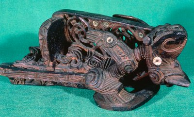 Prua di canoa Maori, Nuova Zelanda da Unbekannt