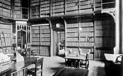 Sala delle mappe, Biblioteca della Camera dei Comuni, Palazzo di Westminster, Londra, c1905 da Unbekannt