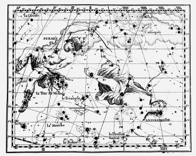 Mappa delle costellazioni stellari, 1775 da Unbekannt