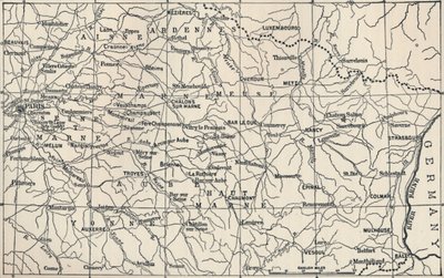 Mappa del Campo di Operazioni nel 1814, 1896 da Unbekannt