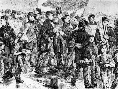 Marcia a favore della Comune, Comune di Parigi del 1871 da Unbekannt