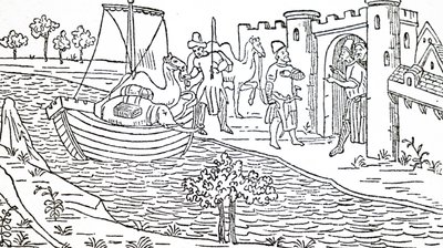 Marco Polo e i suoi zii arrivano a Hormuz da Unbekannt