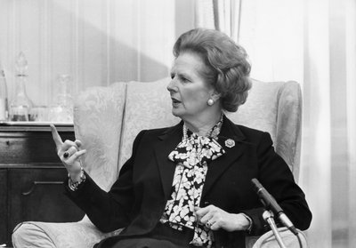 Margaret Thatcher, politica britannica, circa anni 