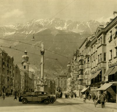 Maria-Theresien-Strasse, Innsbruck, Tirolo, Austria, c1935 da Unbekannt