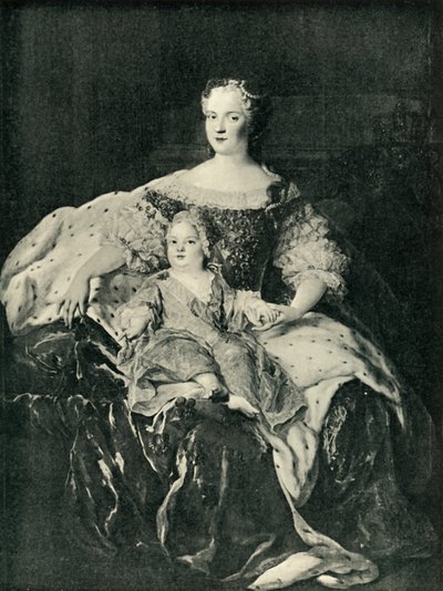 Maria Leszczynska e il Delfino da Unbekannt