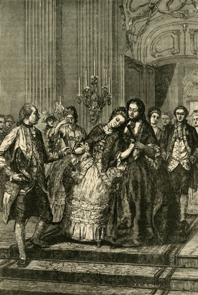 Maria Antonietta che si Congeda dalla Madre, 1770, 1890 da Unbekannt