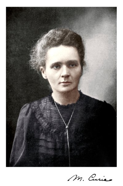 Marie Curie, fisica franco-polacca, 1917 da Unbekannt
