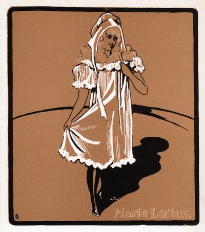 Marie Loftus 1857-1940, star del music hall scozzese, fine XIX secolo da Unbekannt