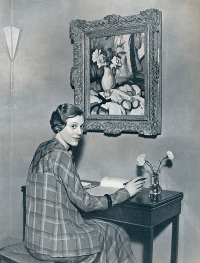 Marie Ney nel suo appartamento, c1934 da Unbekannt