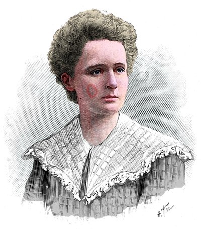 Marie Sklodowska Curie, fisica franco-polacca, 1904 da Unbekannt