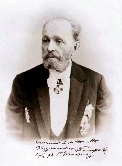 Marius Petipa, ballerino e coreografo russo, 1898 da Unbekannt