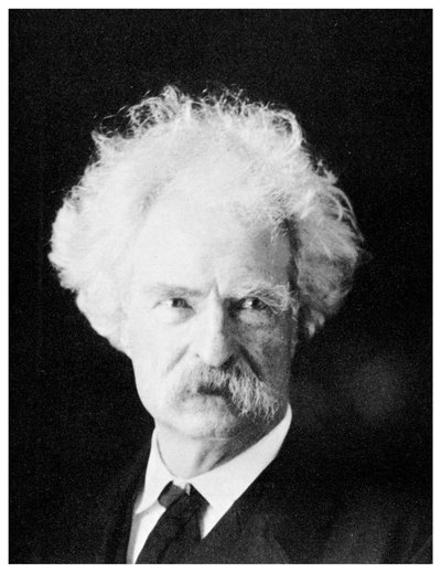 Mark Twain, romanziere americano, nei suoi ultimi anni, c. 1890s 1955 da Unbekannt